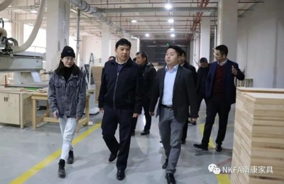 廣西扶綏縣考察團到南康考察家具產業發展情況